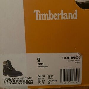 authentic Timberlands in perfect condition, never worn still in box for women
